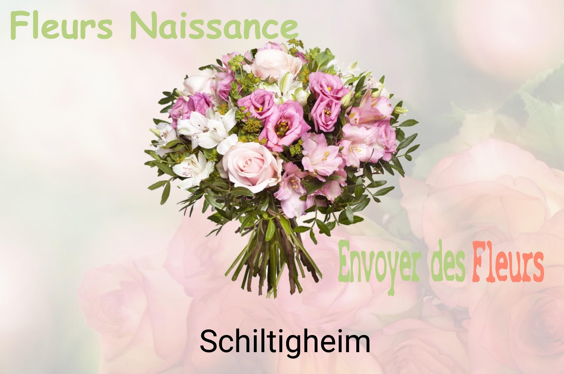 Bouquet de fleurs de naissance livré à Schiltigheim